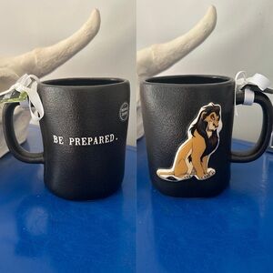 Rae Dunn Disney Villains the Lion King Scar Be Prepared Double Sided Mug